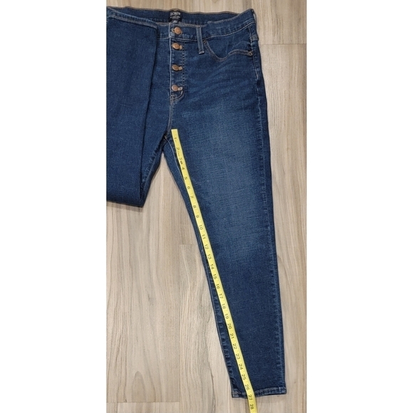 J. Crew 10" High Rise Skinny Jeans size 31 - Picture 6 of 11
